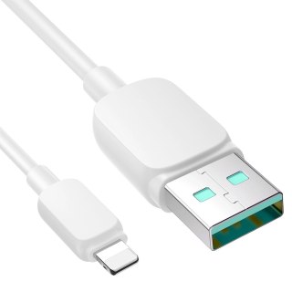 Kabel Joyroom Multi-Color Series A14 Lightning / USB-A 2.4A 1.2 m - biały