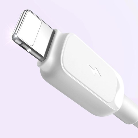 Kabel Joyroom Multi-Color Series A14 Lightning / USB-A 2.4A 1.2 m - biały