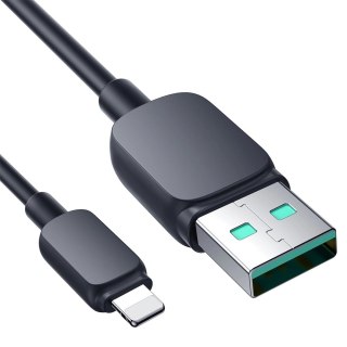 Kabel Joyroom Multi-Color Series A14 Lightning / USB-A 2.4A 2 m - czarny