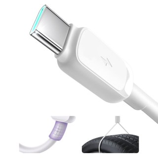 Kabel Joyroom Multi-Color Series A14 USB-A / USB-C 3A 1.2 m - biały