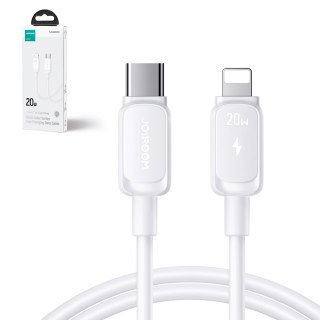 Kabel Joyroom Multi-Color Series A14 USB-C / Lightning 20W 1.2 m - biały