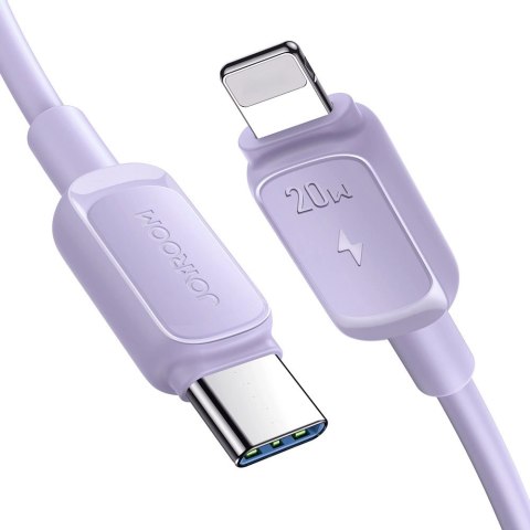 Kabel Joyroom Multi-Color Series A14 USB-C / Lightning 20W 1.2 m - fioletowy Kabel Joyroom Multi-Color Series A14 USB-C / Lightning 20W 1.2 m - fioletowy