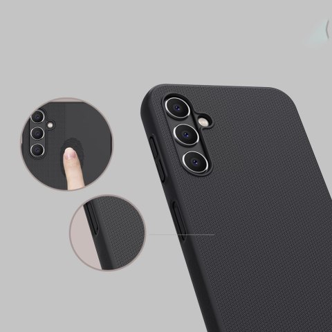Nillkin Super Frosted Shield etui do Samsung Galaxy A14 5G / Galaxy A14 pokrowiec na telefon czarne Nillkin Super Frosted Shield etui do Samsung Galaxy A14 5G / Galaxy A14 pokrowiec na telefon czarne