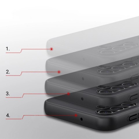 Nillkin Super Frosted Shield etui do Samsung Galaxy A14 5G / Galaxy A14 pokrowiec na telefon czarne Nillkin Super Frosted Shield etui do Samsung Galaxy A14 5G / Galaxy A14 pokrowiec na telefon czarne