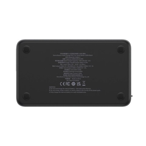Powerbank Jump Starter do samochodu 1200A Baseus Super Energy Pro+ - czarny