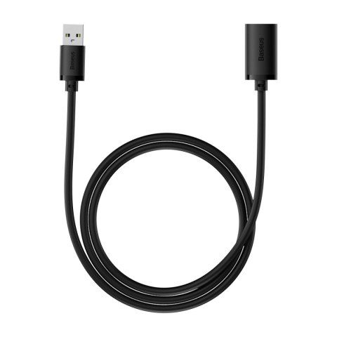 Przedłużacz kabel USB 2.0 1.5m Baseus AirJoy Series - czarny Przedłużacz kabel USB 2.0 1.5m Baseus AirJoy Series - czarny