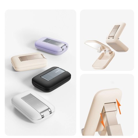 Regulowany stojak na telefon Baseus Seashell Series - czarny