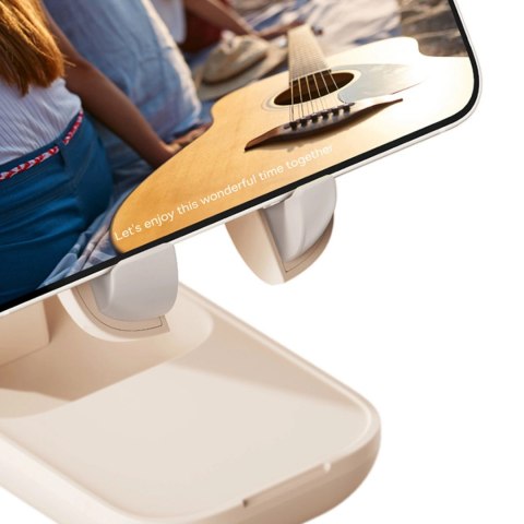 Regulowany stojak na telefon Baseus Seashell Series - różowy