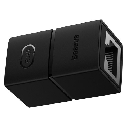 Złączka sieciowa łącznik kabli Ethernet RJ-45 Baseus AirJoy Series 2 szt. - czarna
