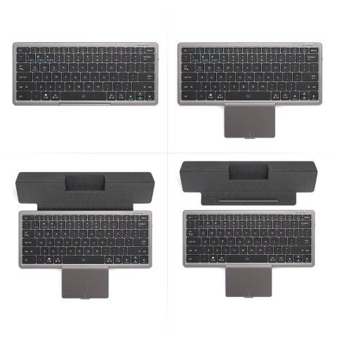Klawiatura bezprzewodowa Bluetooth z touchpadem Dux Ducis OK Series - czarna