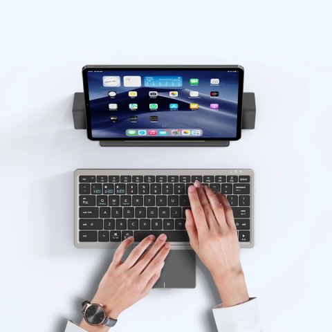 Klawiatura bezprzewodowa Bluetooth z touchpadem Dux Ducis OK Series - czarna
