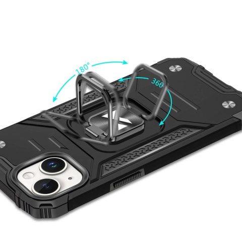 Pancerne etui z uchwytem na palec do iPhone 15 Plus Wozinsky Ring Armor - czerwone Pancerne etui z uchwytem na palec do iPhone 15 Plus Wozinsky Ring Armor - czerwone