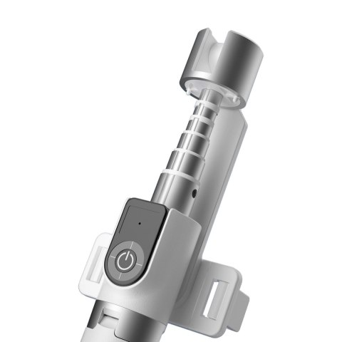 Selfie stick / kijek teleskopowy ze statywem Dudao F18W - biały Selfie stick / kijek teleskopowy ze statywem Dudao F18W - biały