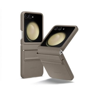 Etui z ekoskóry do Samsung Galaxy Z Flip 5 - brązowe