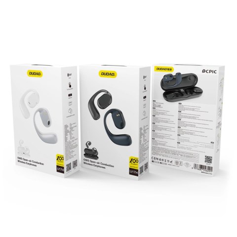 Słuchawki bezprzewodowe Bluetooth Dudao U17H - białe Słuchawki bezprzewodowe Bluetooth Dudao U17H - białe