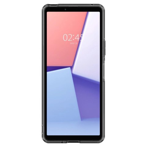 Etui Spigen Ultra Hybrid na Sony Xperia 10 V - ciemnoszare (wzór Zero One) Etui Spigen Ultra Hybrid na Sony Xperia 10 V - ciemnoszare (wzór Zero One)