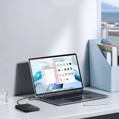 Kabel USB C / micro USB-B 3.0 Ugreen US565 5Gb/s 3A 1m - szary