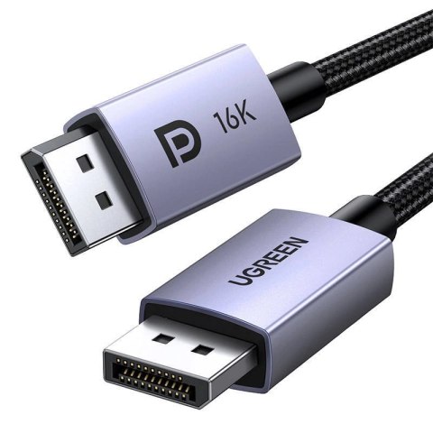 Kabel Ugreen DP118 DisplayPort 2.1 2m - szary Kabel Ugreen DP118 DisplayPort 2.1 2m - szary