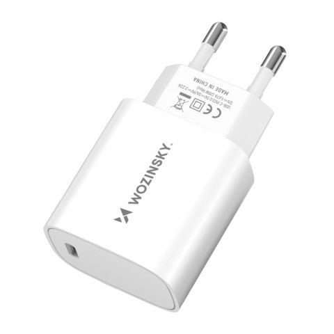 Ładowarka sieciowa Wozinsky WGWCCW 20W USB-C - biała Ładowarka sieciowa Wozinsky WGWCCW 20W USB-C - biała