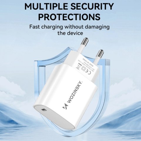 Ładowarka sieciowa Wozinsky WGWCCW 20W USB-C - biała Ładowarka sieciowa Wozinsky WGWCCW 20W USB-C - biała