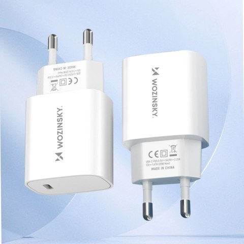 Ładowarka sieciowa Wozinsky WGWCCW 20W USB-C - biała Ładowarka sieciowa Wozinsky WGWCCW 20W USB-C - biała
