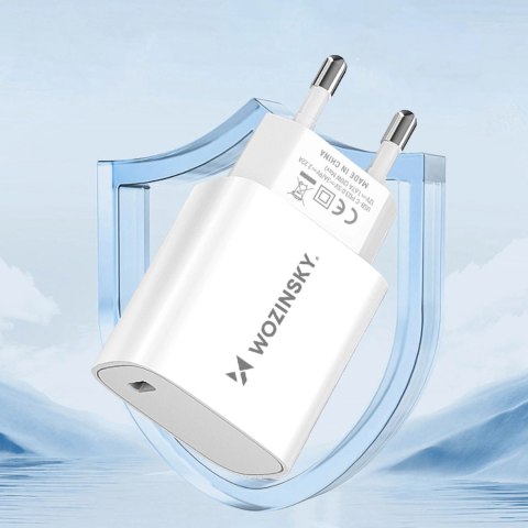 Ładowarka sieciowa Wozinsky WGWCCW 20W USB-C - biała Ładowarka sieciowa Wozinsky WGWCCW 20W USB-C - biała