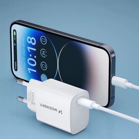 Ładowarka sieciowa Wozinsky WGWCCW 20W USB-C - biała Ładowarka sieciowa Wozinsky WGWCCW 20W USB-C - biała