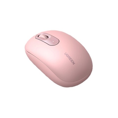 Myszka bezprzewodowa USB 2.4GHz Ugreen MU105 - różowa Myszka bezprzewodowa USB 2.4GHz Ugreen MU105 - różowa