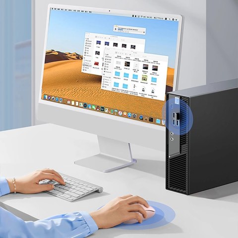 Myszka bezprzewodowa USB 2.4GHz Ugreen MU105 - różowa Myszka bezprzewodowa USB 2.4GHz Ugreen MU105 - różowa