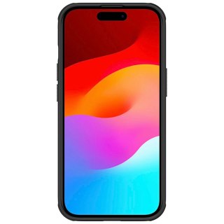 Wzmocnione etui Nillkin Super Frosted Shield Pro do iPhone 15 - czarne