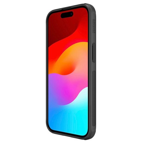 Wzmocnione etui Nillkin Super Frosted Shield Pro do iPhone 15 - czarne