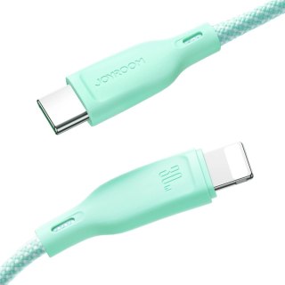 Kabel Joyroom Multi-Color Series S-A34 USB-C / USB-C PD 60W 1m - fioletowy