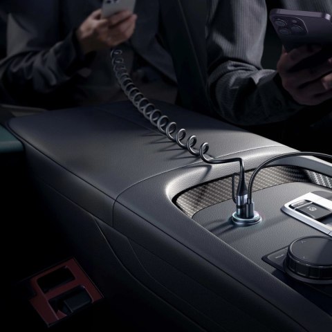 Mini ładowarka Joyroom JR-CCN04 60W USB-A USB-C - czarna Mini ładowarka Joyroom JR-CCN04 60W USB-A USB-C - czarna