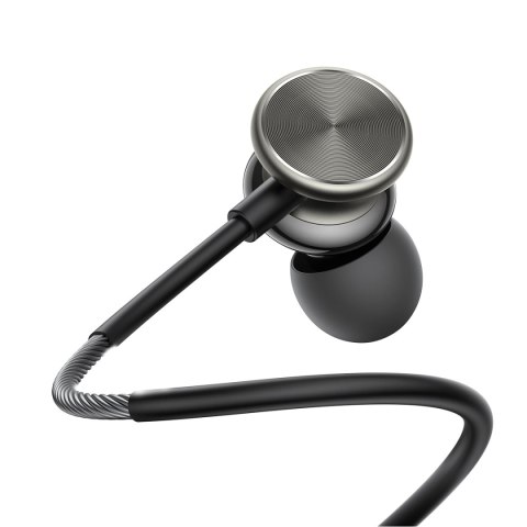 Przewodowe słuchawki douszne Joyroom Wired Series JR-EW03 - ciemnoszare Przewodowe słuchawki douszne Joyroom Wired Series JR-EW03 - ciemnoszare