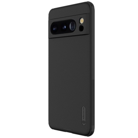 Wzmocnione etui Nillkin Super Frosted Shield Pro do Google Pixel 8 Pro - czarne Wzmocnione etui Nillkin Super Frosted Shield Pro do Google Pixel 8 Pro - czarne