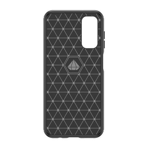 Elastyczne etui wzór karbon do Samsung Galaxy M14 Carbon Case - czarne Elastyczne etui wzór karbon do Samsung Galaxy M14 Carbon Case - czarne