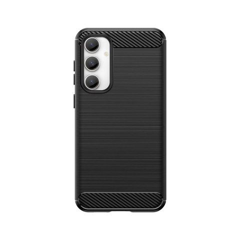 Elastyczne etui wzór karbon do Samsung Galaxy S23 FE Carbon Case - czarne Elastyczne etui wzór karbon do Samsung Galaxy S23 FE Carbon Case - czarne