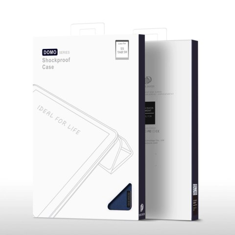 Etui z podstawką Dux Ducis Domo Samsung Galaxy Tab S9 FE - niebieskie