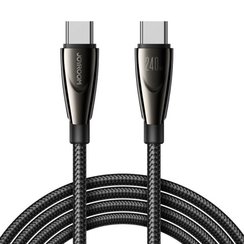 Kabel Joyroom Pioneer Series SA31-CC5 USB-C / USB-C 240W 1.2m - czarny Kabel Joyroom Pioneer Series SA31-CC5 USB-C / USB-C 240W 1.2m - czarny