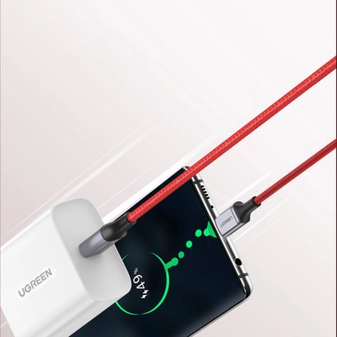 Kabel Ugreen US294 USB-C - USB-C 3A 480Mb/s 1m - czerwony