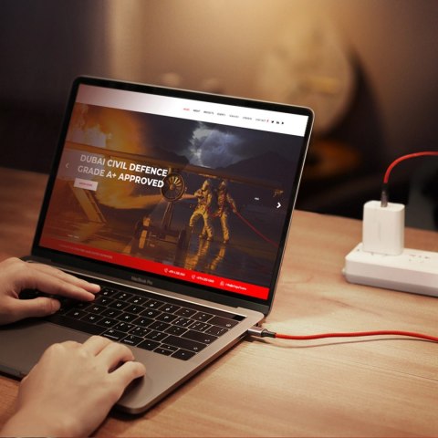 Kabel Ugreen US294 USB-C - USB-C 3A 480Mb/s 1m - czerwony