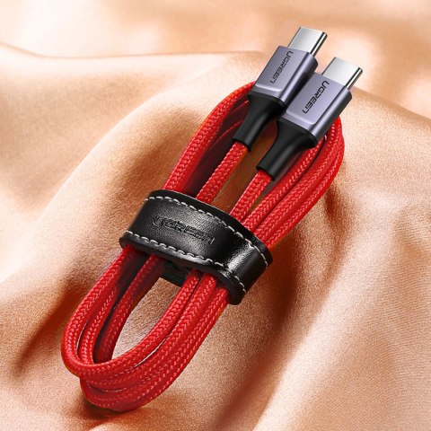 Kabel Ugreen US294 USB-C - USB-C 3A 480Mb/s 1m - czerwony
