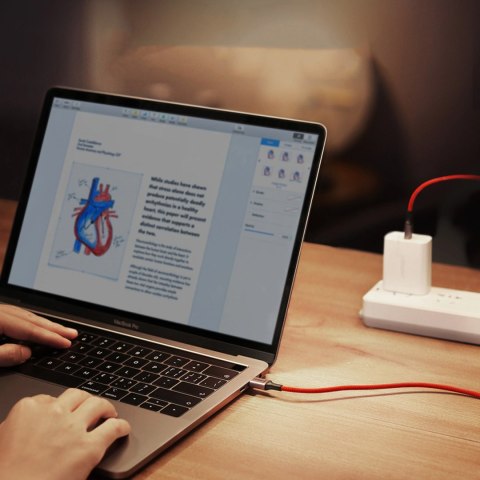 Kabel Ugreen US294 USB-C - USB-C 3A 480Mb/s 1m - czerwony