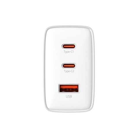 Ładowarka GaN Baseus Cube Pro 65W 2x USB-C USB-A - biała Ładowarka GaN Baseus Cube Pro 65W 2x USB-C USB-A - biała