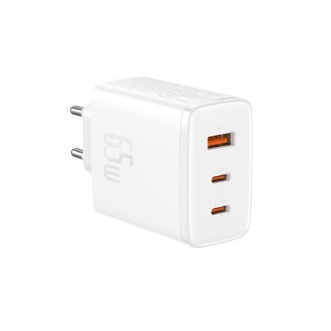Ładowarka GaN Baseus Cube Pro 65W 2x USB-C USB-A - biała Ładowarka GaN Baseus Cube Pro 65W 2x USB-C USB-A - biała