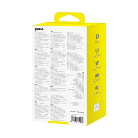 Ładowarka GaN Baseus Cube Pro 65W 2x USB-C USB-A - biała Ładowarka GaN Baseus Cube Pro 65W 2x USB-C USB-A - biała