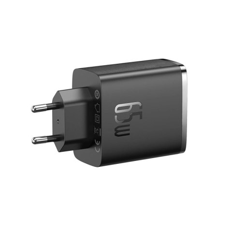 Ładowarka GaN Baseus Cube Pro 65W 2x USB-C USB-A - czarna Ładowarka GaN Baseus Cube Pro 65W 2x USB-C USB-A - czarna