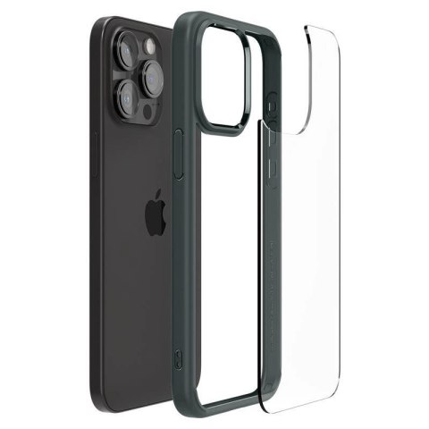 Etui Spigen Ultra Hybrid na iPhone 15 Pro Max - ciemnozielone Etui Spigen Ultra Hybrid na iPhone 15 Pro Max - ciemnozielone