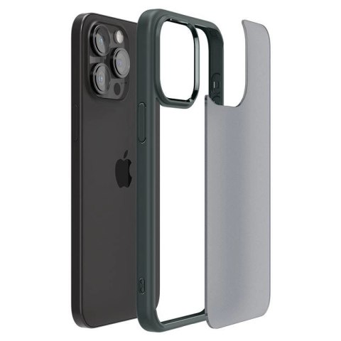 Etui Spigen Ultra Hybrid na iPhone 15 Pro Max - ciemnozielone Etui Spigen Ultra Hybrid na iPhone 15 Pro Max - ciemnozielone