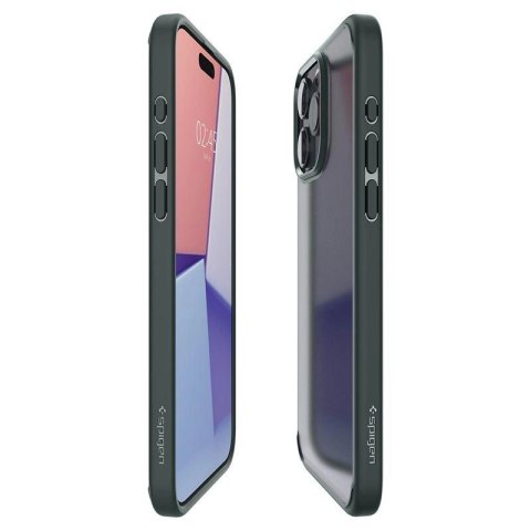 Etui Spigen Ultra Hybrid na iPhone 15 Pro Max - ciemnozielone Etui Spigen Ultra Hybrid na iPhone 15 Pro Max - ciemnozielone